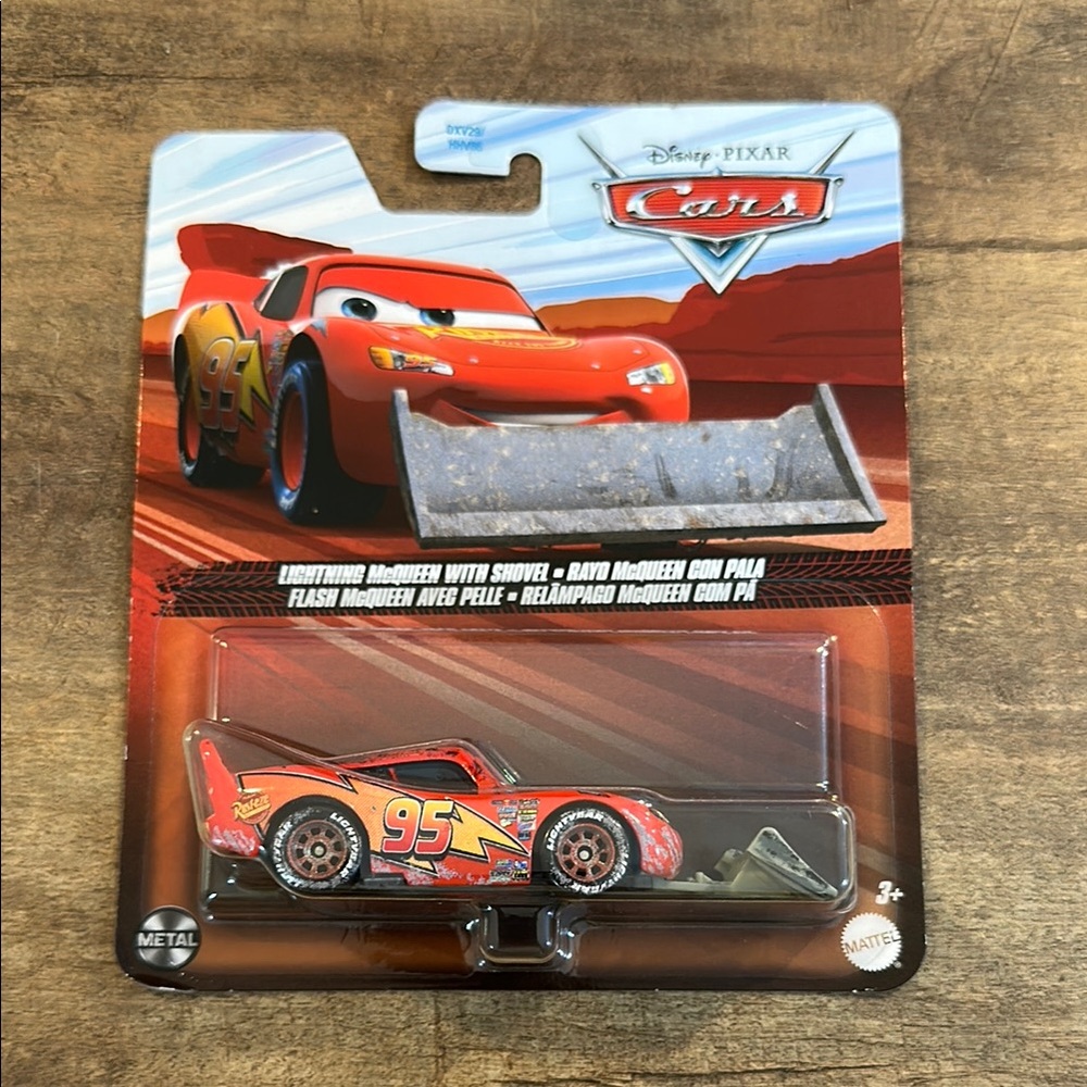 Mattel Disney Pixar Cars Lightning McQueen with Shovel Toy Car - New in box